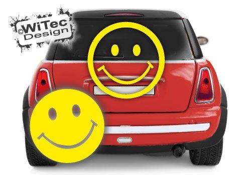 Smile Gesichter Aufkleber Set Auto Autoaufkleber Sticker