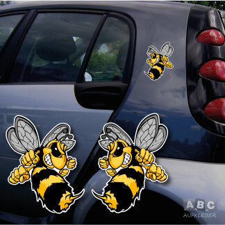 Süße Biene an Bord Autoaufkleber Wespe Auto Aufkleber