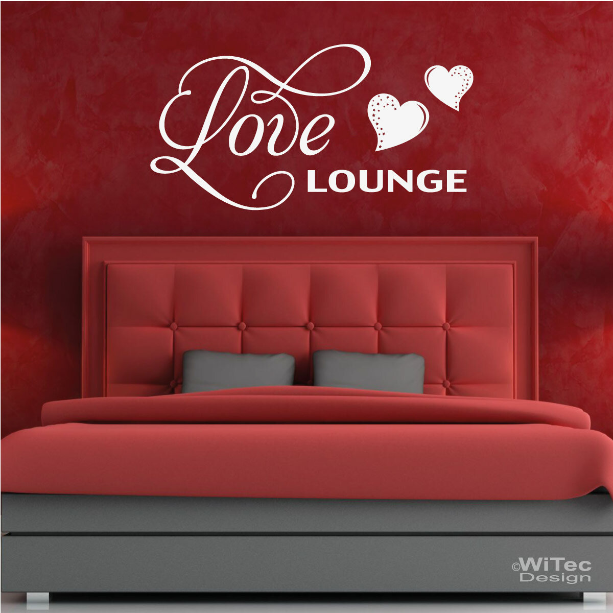 Wandtattoo Love Aufkleber Wandaufkleber Liebe Lounge