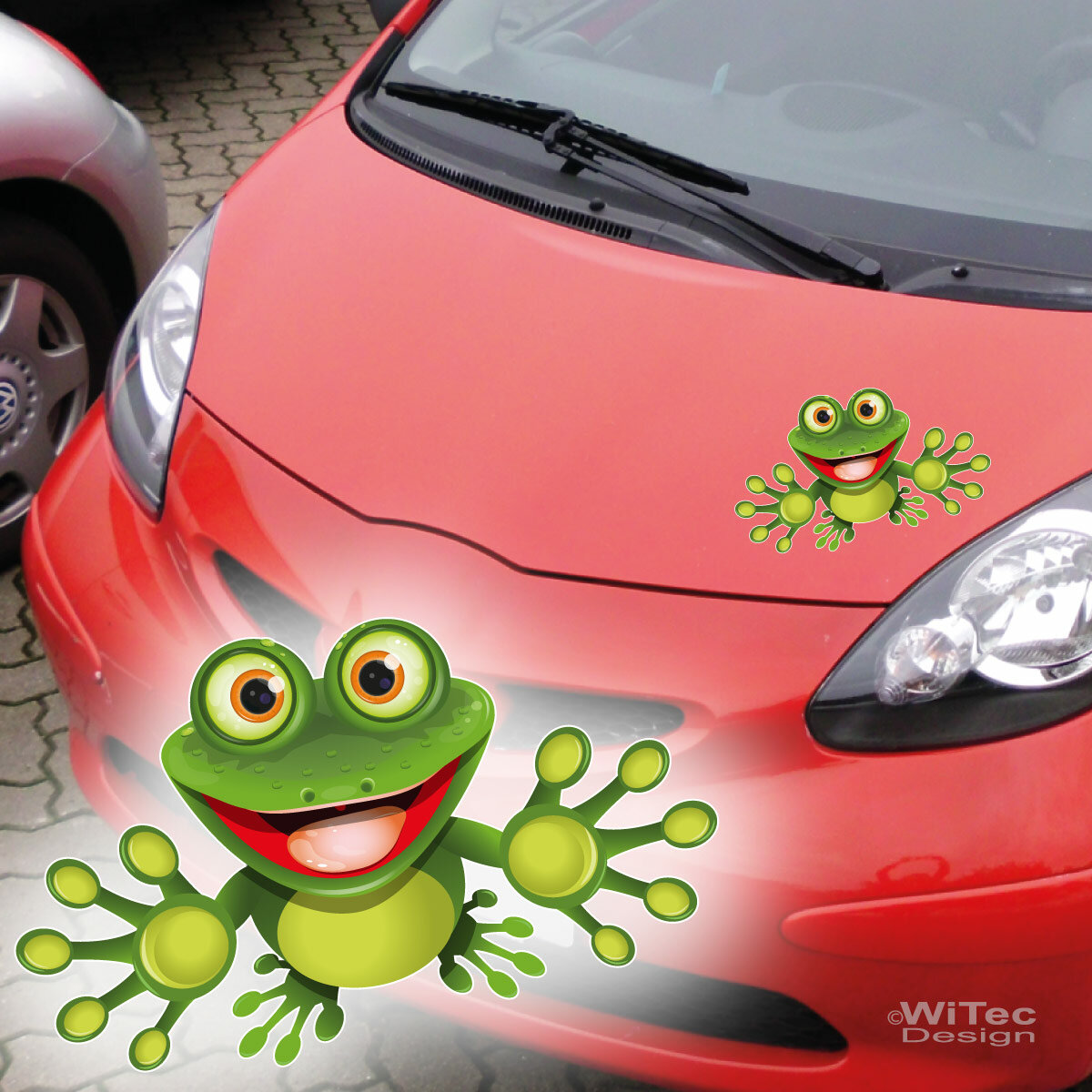 Frosch Aufkleber Autoaufkleber car sticker