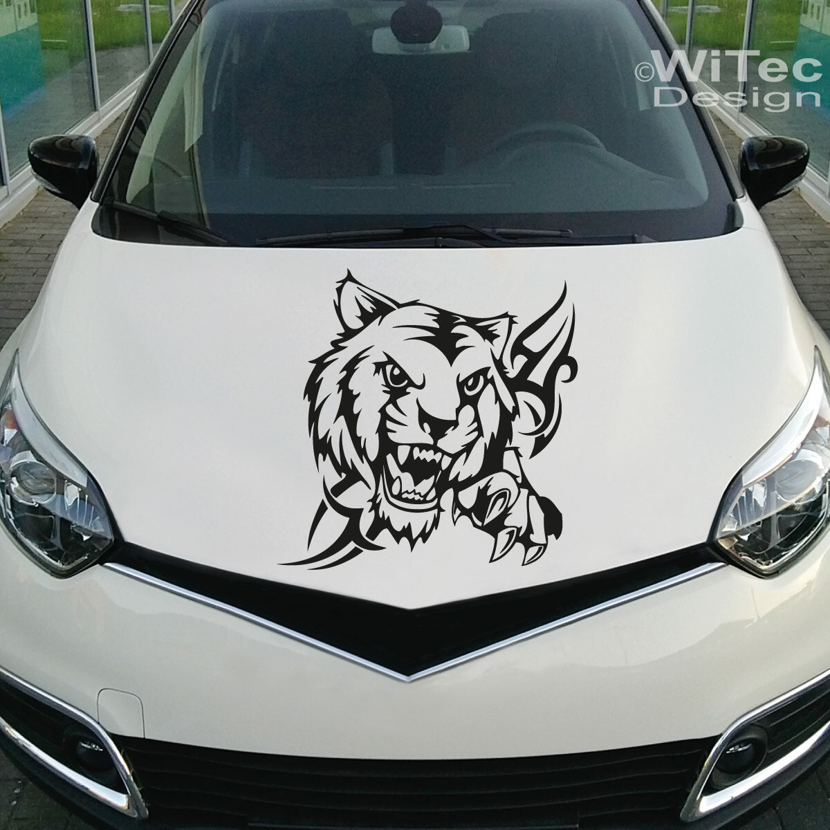 Auto styling aufkleber auto abdeckungen haube schutz film HD Tiere Tiger  Exterior zubehör aufkleber Auto zubehör, 135*150cm