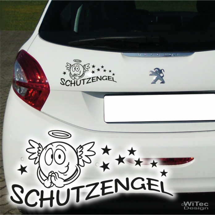 Schutzengel Engel Autoaufkleber Sterne Auto Aufkleber