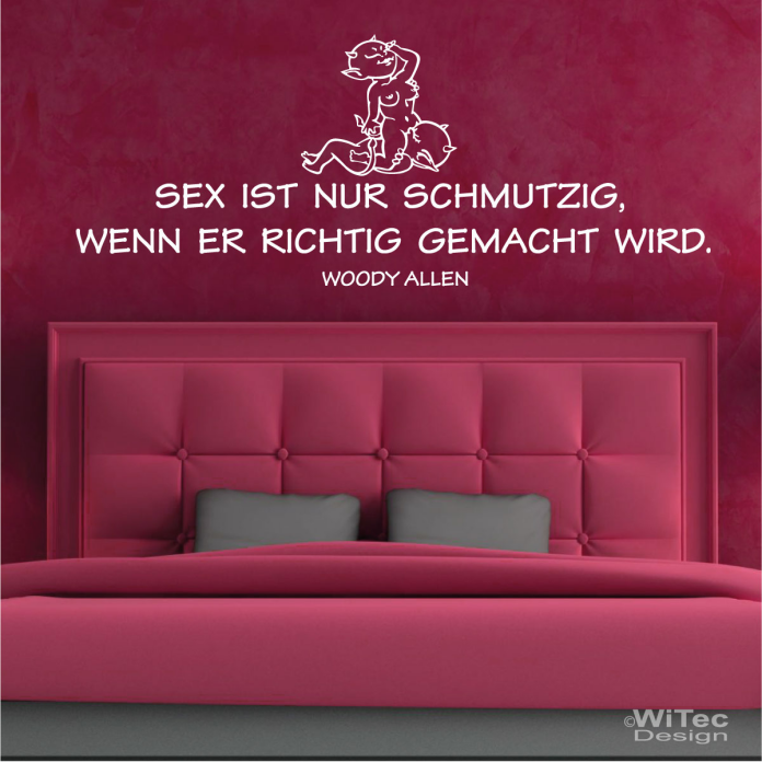 Wandtattoo Zitat Sex Schmutzig Wandaufkleber