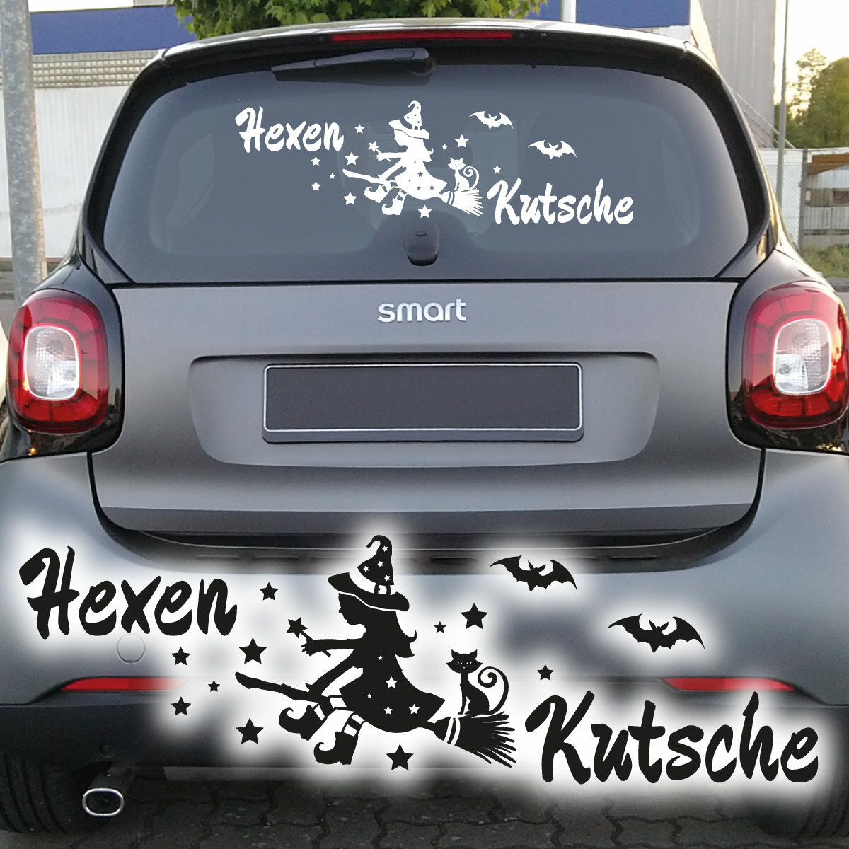 Moderne Hexen Autoaufkleber Hexe Auto Aukleber Sticker
