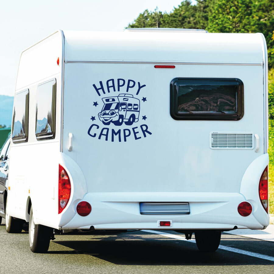 Stickeraffe Auto Aufkleber Happy Camper Zelt Fun Sticker Heckscheiben, 7,99  €