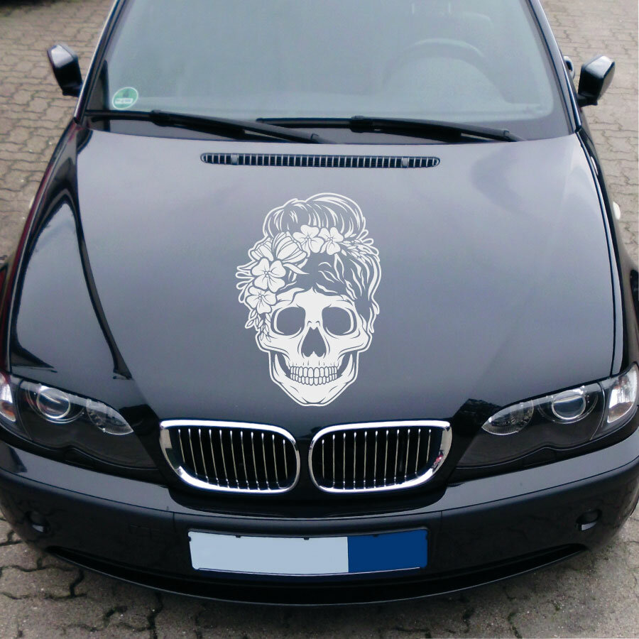 Skull König Autoaufkleber Sticker Motorhauben Aufkleber A2059
