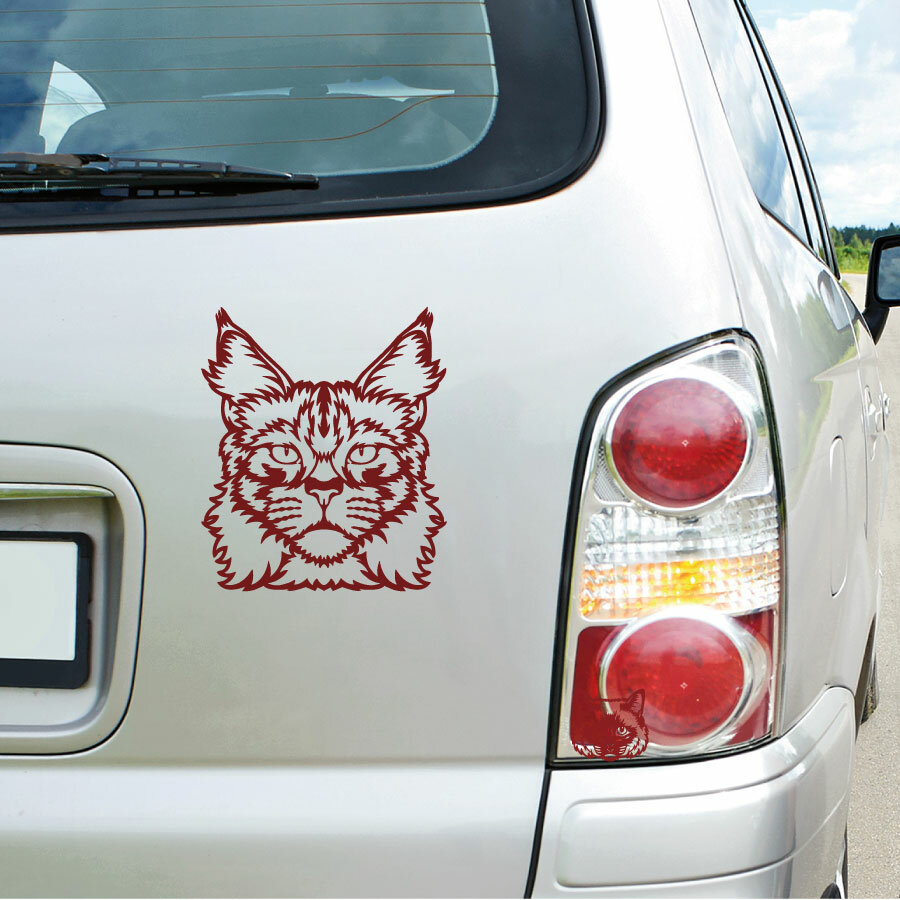 wütende Katze Auto Aufkleber Sticker Lustig