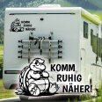 Wohnmobil Aufkleber Komm ruhig näher