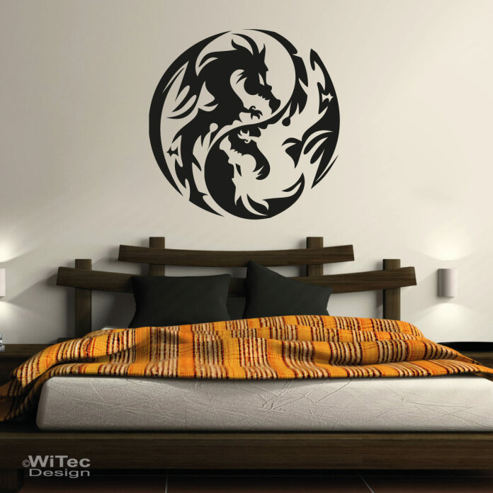 Wandtattoo Drache Dragon Wandaufkleber